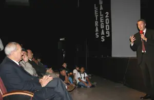  Iv&aacute;n &Aacute;rea, vicerrector de Relaciones Institucionales de la Universidad de Vigo, en su intervenci&oacute;n.