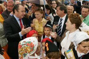 Teresa Ordiz, durante la celebración de este año.