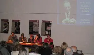  Mesa que disert&oacute; sobre Ram&oacute;n Pi&ntilde;eiro en el acto organizado por el Patronato.