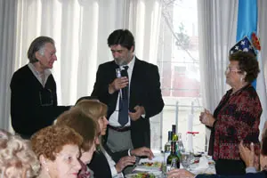  El consejero de Trabajo dirigió unas palabras a los asistentes al evento que se celebró en la sede de la mutua.