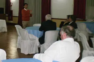 Un momento de la presentación del Proyecto DEVA en Sao Paulo.