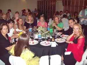 La cena contó con una nutrida presencia.
