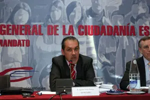 Agustín Torres, durante su intervención.