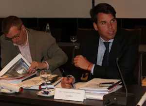 Manuel Ortiz, durante su comparecencia. 