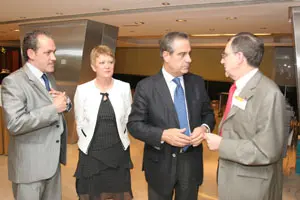  Torres, Rumí, Corbacho y Ruiz, durante el Pleno.