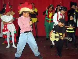  Un momento de la fiesta.