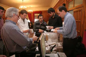 Recuento del voto emigrante en las pasadas elecciones gallegas del 1 de marzo. 