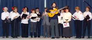  Uno de los coros participantes.