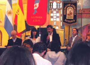 Hernández Cerviño, durante la clausura de la jornada.