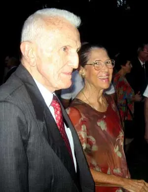  José Ramón Fernández con su esposa, Ásela de los Santos.