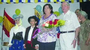 Guillermina Hernández asistió en julio al ‘Día de Canarias’ que celebró en Venezuela la Fundación Garajonay.