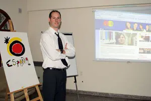 Federico de Simón, en las instalaciones del Centro Zamorano donde se desarrollarán las clases.