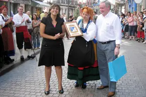  Ana Rivas, en su visita a Coruña.