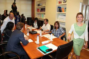 La conselleira de Facenda se reunió con los representantes sindicales