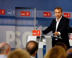  Rodríguez Zapatero, durante su discurso en el Comité Federal del PSOE.