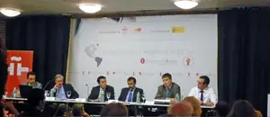 Javier Moreno, durante su intervención en las jornadas.