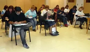 Los alumnos realizaron las pruebas en el Centro Galicia de Buenos Aires.