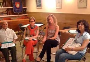 Asistentes al primer taller sobre la Ley de la Dependencia y los cuidadores de personas dependientes.
