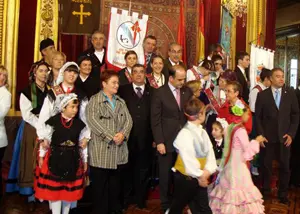  La viceconsejera Teresa Ordiz asistió a la Semana Cultural de Casas Regionales de Pamplona.
