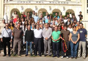  Imagen de los participantes en el curso de Asturianía celebrado en Castellón.