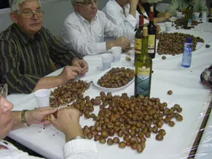  As casta&ntilde;as foron as protagonistas da cea.