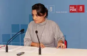 Laura Seara, durante la rueda de prensa en la que ofreció los datos sobre este caso.