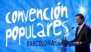  Mariano Rajoy, durante la Convención de los ‘populares’ en Barcelona.