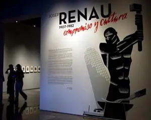 La muestra sobre la obra gráfica de Renau permanecerá en México hasta el 10 de enero.