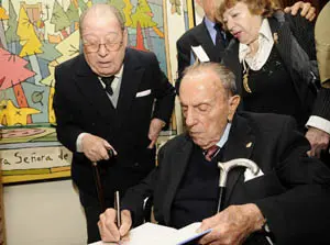 Fraga, durante la presentación del libro.