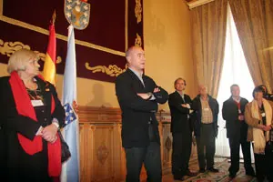 Santiago Camba ofreció una recepción a los participantes en Volver á Terra.