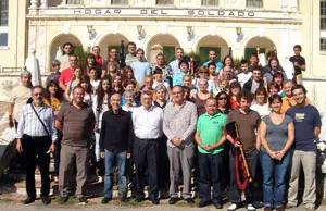 Algunos de los participantes en la III Escuela de Asturianía.  