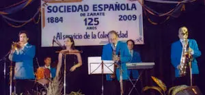 Actuación de la orquesta ‘Costa Brava’ en la celebración del 125º aniversario. 