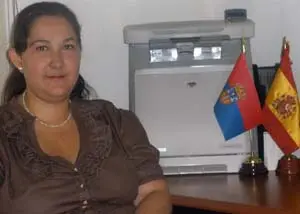 La presidenta de la Feded, María Estrella Salgado Vásquez. 