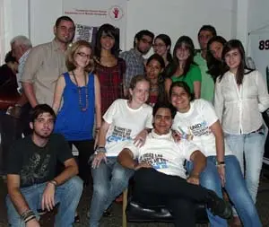 Los integrantes de Juventudes Socialistas de Venezuela (JSEV).