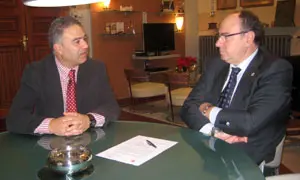 Un momento de la reunión.
