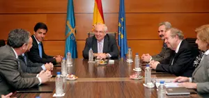  El ministro de Obras Públicas panameño, de origen asturiano, durante su última visita a la región.  