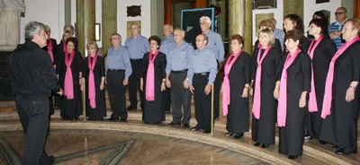  Actuaci&oacute;n del Coro del Centro Gallego, dirigido por Gabriel Lage.