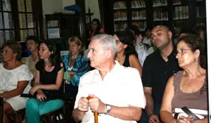  Higinio Mart&iacute;nez, responsable del curso de lengua gallega que desde hace 34 a&ntilde;os, en forma ininterrumpida, se dicta en la Federaci&oacute;n.