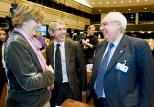  Una de las reuniones que mantuvo Areces en el marco del Comité de las Regiones.