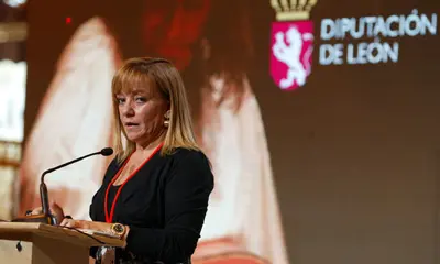 La presidenta de la Diputación de León, Isabel Carrasco.