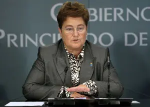 La viceconsejera de Seguridad y Emigración del Principado, Teresa Ordiz.