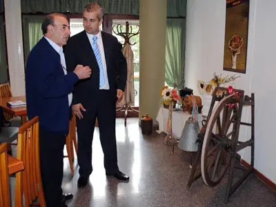  El delegado de la Xunta en Argentina, durante su visita a Mar del Plata. 