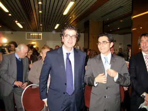 José Antonio Ortiz, en un momento del acto.