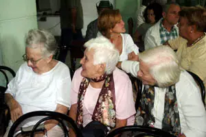 La mayores salmantinas acudieron a la celebración.