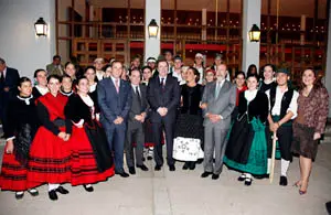  Juan Vicente Herrera visitó a los emigrantes en Santiago de Chile en el año 2009.