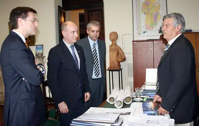 La comitiva gallega se reuni&oacute; con el secretario de Cultura del Gobierno de la provincia de C&oacute;rdoba.