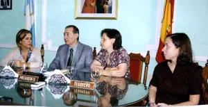  María José Ramos, en su anterior visita a Zaraté, Argentina.  