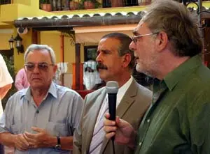  Molina en un acto con zamoranos.