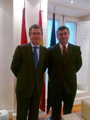 Francisco Granados y Gerardo Bongiovanni, durante la reunión.