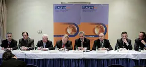  Una reunión de la Sociedad de Promoción Exterior, promotora de distintas actividades comerciales. 